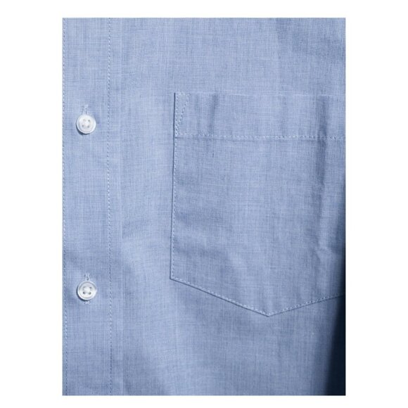 NWT George Men's Casual Comfort Laidback Long Sleeve Stretch Poplin Shirt SZ 2X - Picture 5 of 6